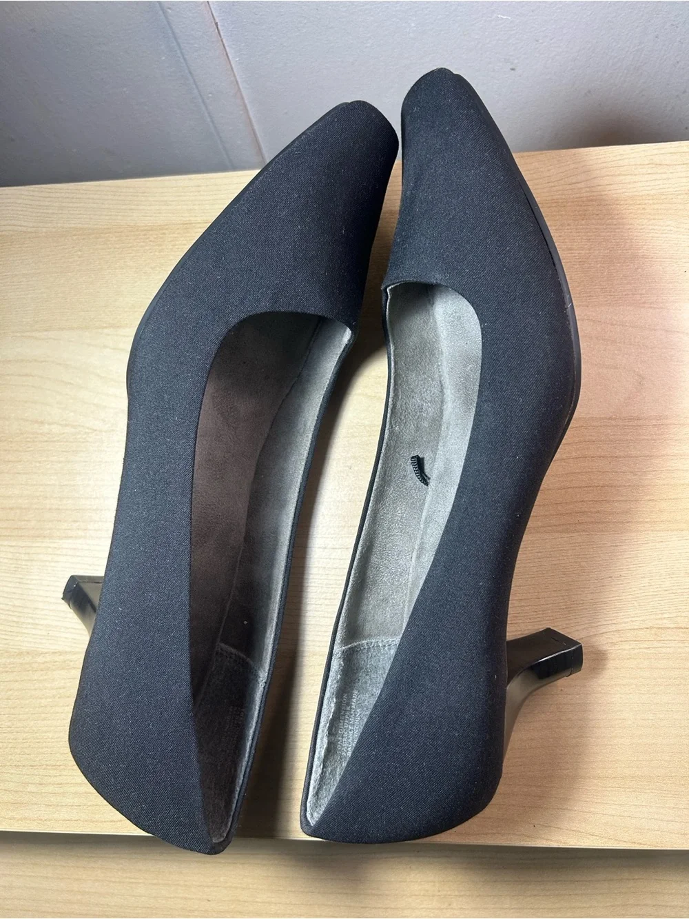Classic Black Women's Square-Toe Pumps
